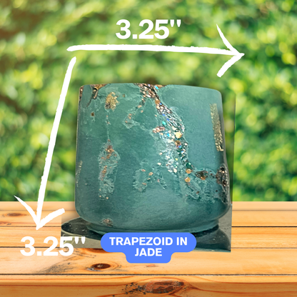 Geode Trapezoide-Shaped Planter